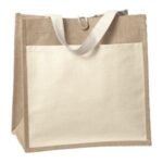 Custom Izzy™ - Jute Tote - Screen Print - 1