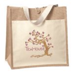 Custom Izzy™ - Jute Tote - Sparkle