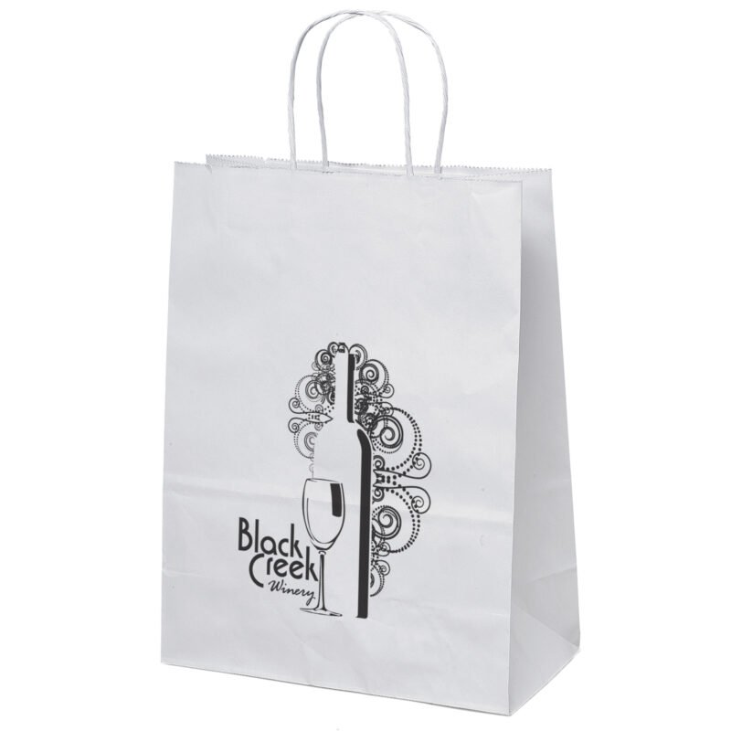 Custom Jenny - White Shopper - Flexo Ink Print