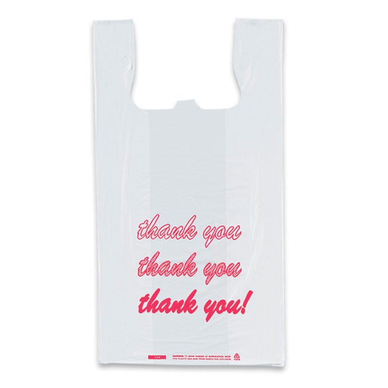 Custom "Thank You" - T-Shirt Style Stock Bag