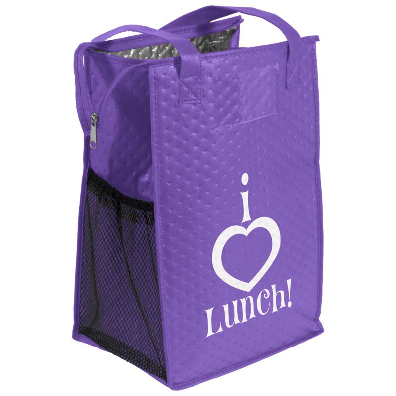 Custom Therm-O-Super Snack™ - Insulated Tote - Screen Print - 4