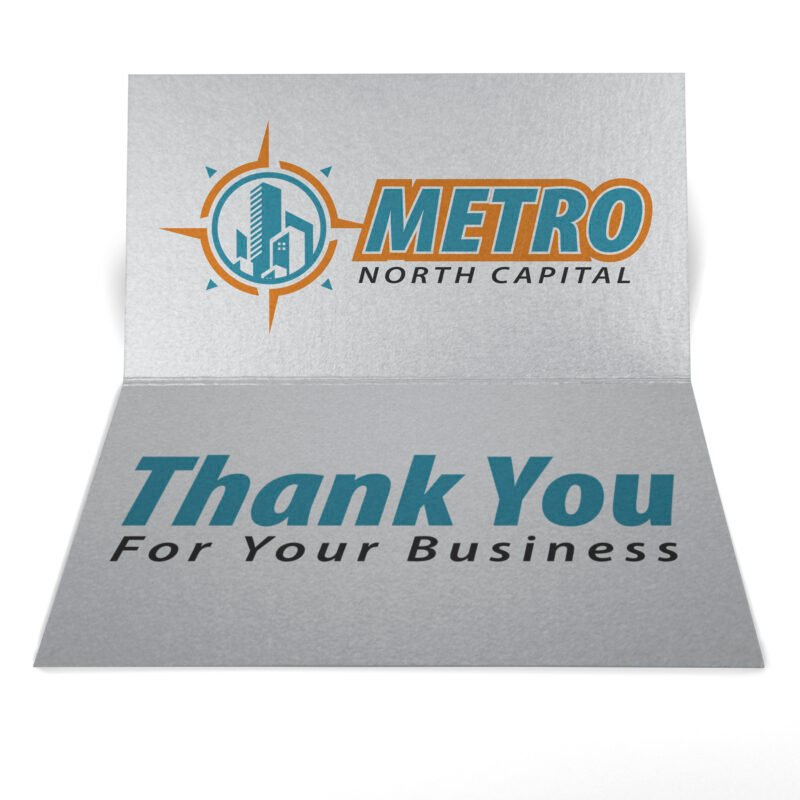 Custom Printed Gift Card - Direct Print - (4 1/2" x 2 1/2") - 4