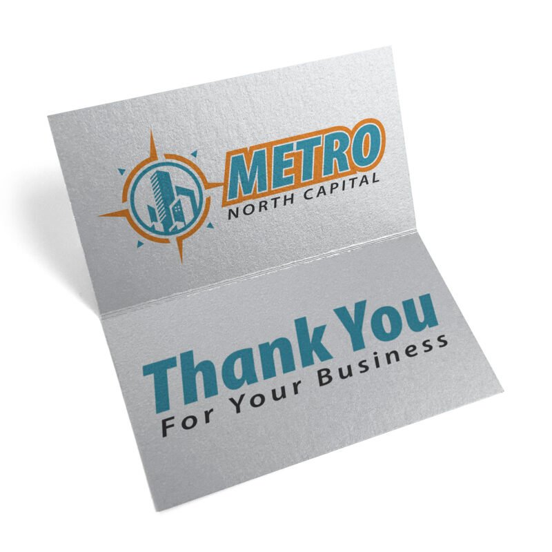 Custom Printed Gift Card - Direct Print - (4 1/2" x 2 1/2") - 6