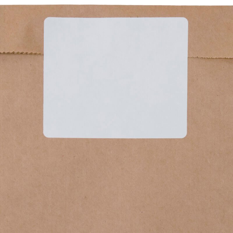 Custom Adhesive Label - Direct Print (4" x 3 3/8") - 1