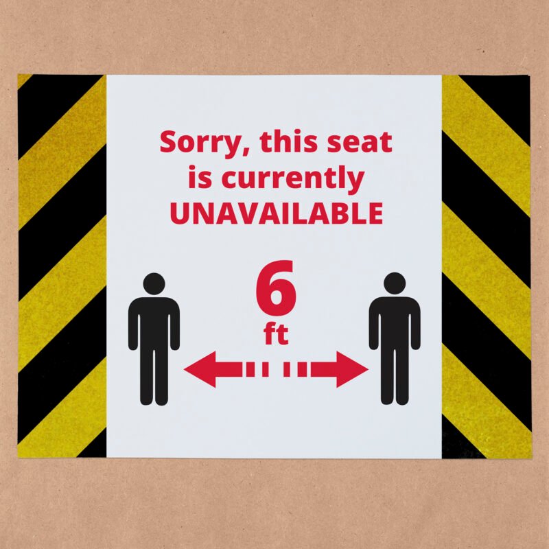 Custom Adhesive Label - Direct Print (7 1/2" x 10")