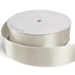 Custom 2 1/2" Badge Satin Ribbon - 25yrd Roll - Foil Print - 1