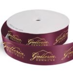 Custom 2 1/2" Badge Satin Ribbon - 50yrd Roll - Foil Print - 2
