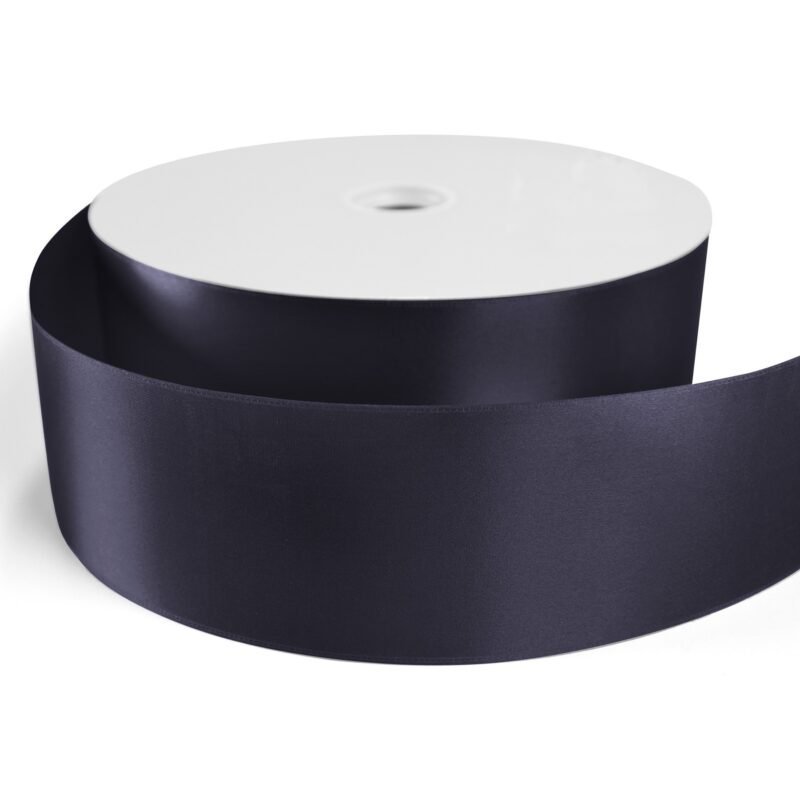 Custom 3" Badge Satin Ribbon - 25yrd Roll - Brilliance - Matte Finish - 1