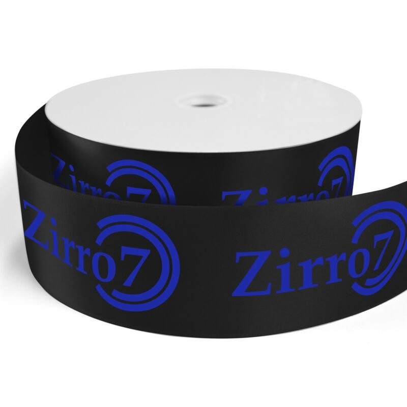 Custom 3" Badge Satin Ribbon - 25yrd Roll - Brilliance - Matte Finish - 4