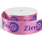 Custom 3" Badge Satin Ribbon - 25yrd Roll - Brilliance - Matte Finish - 6