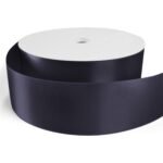 Custom 3" Badge Satin Ribbon - 50yrd Roll - Brilliance - Matte Finish - 1