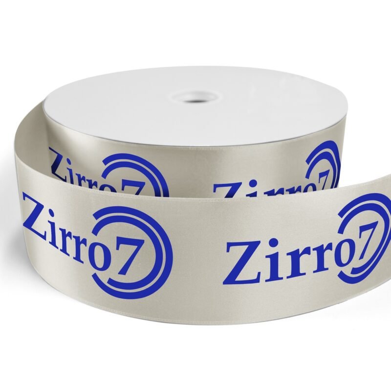 Custom 3" Badge Satin Ribbon - 50yrd Roll - Brilliance - Matte Finish - 8