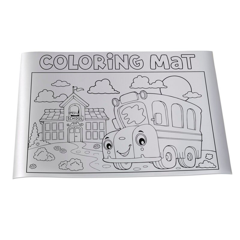18-x-12-Badge-Satin-Coloring-Mat-Sublimation-DS50RIC1218 Custom 18" x 12" Badge Satin Coloring Mat - Sublimation