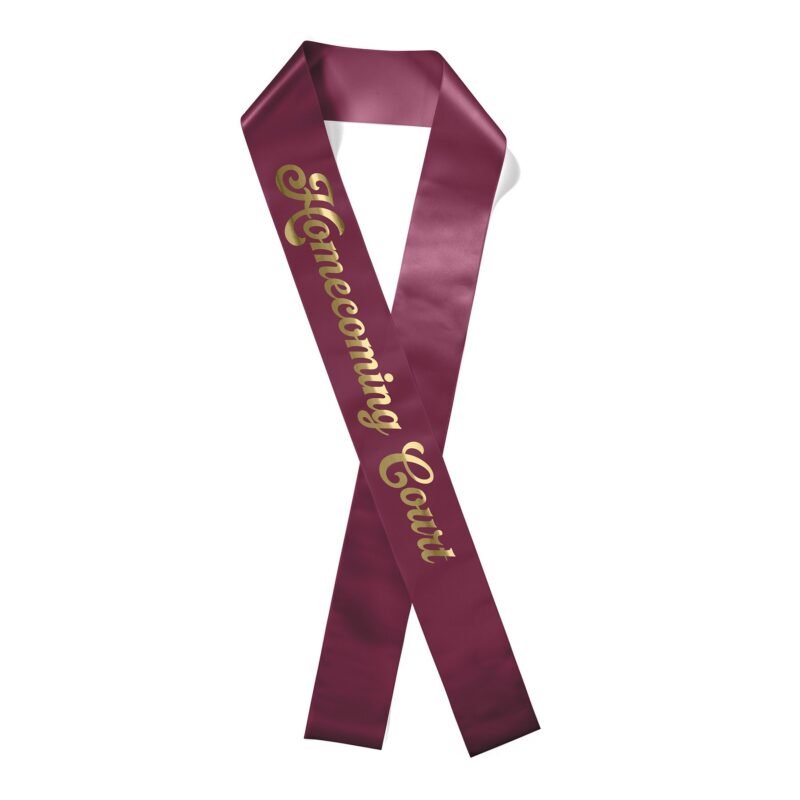 Custom 3" Badge Satin Sash - 45" Long - Brilliance - 2