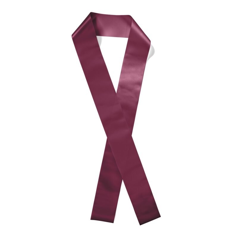 Custom 3" Badge Satin Sash - 45" Long - Brilliance - 3