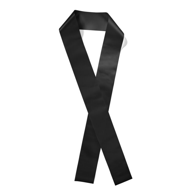 Custom 3" Badge Satin Sash - 45" Long - Brilliance - 7