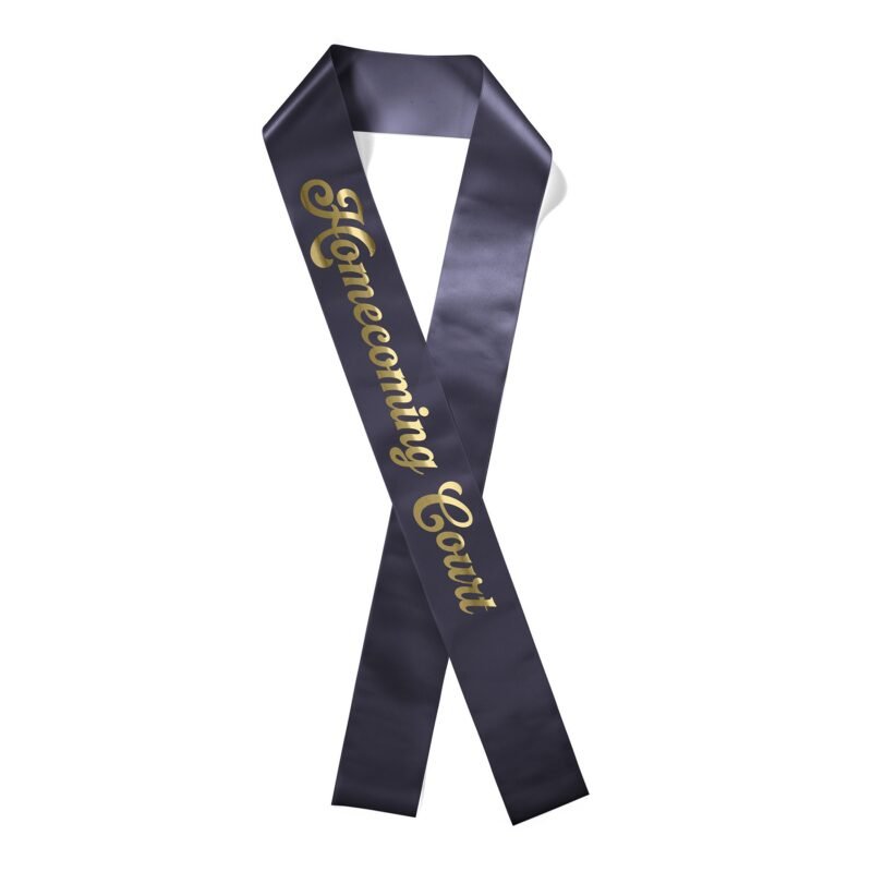 3-Badge-Satin-Sash-45-Long-Brilliance-BR50RIS0345 Custom 3" Badge Satin Sash - 45" Long - Brilliance