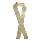 Custom 3" Badge Satin Sash - 45" Long - Sparkle - 8