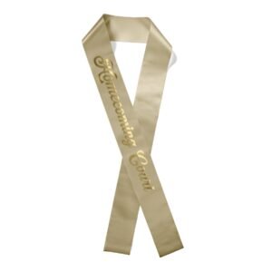 Custom 3" Badge Satin Sash - 65" Long - Brilliance
