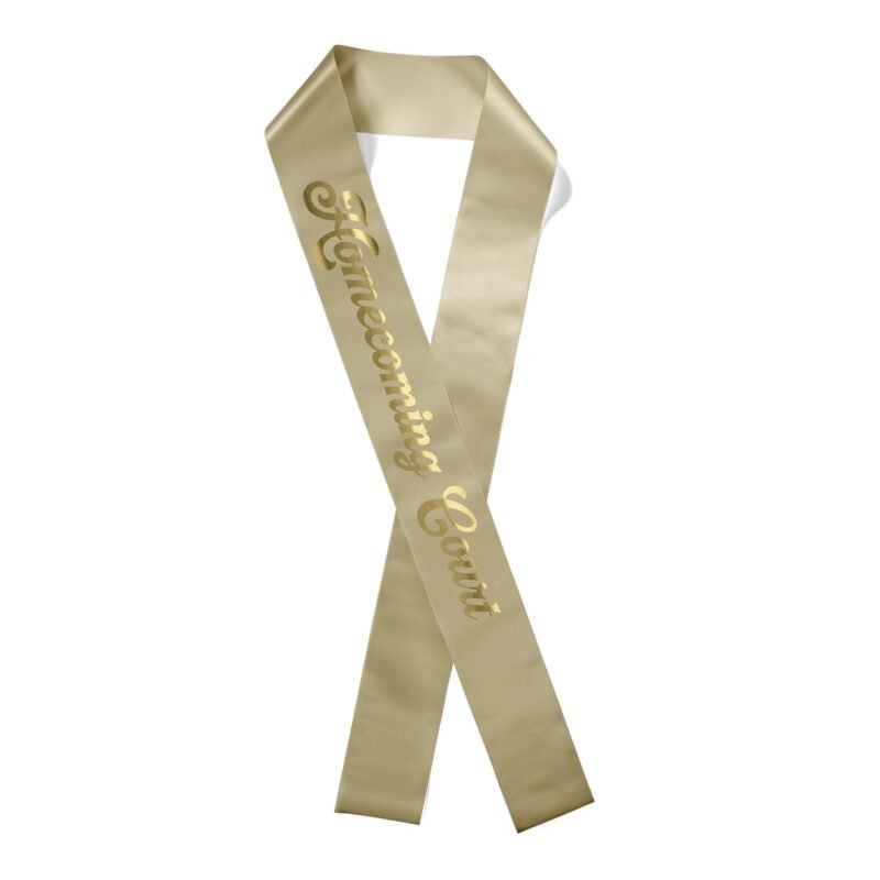 3-Badge-Satin-Sash-65-Long-Brilliance-BR50RIS0365 Custom 3" Badge Satin Sash - 65" Long - Brilliance