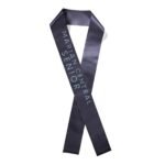 Custom 3" Badge Satin Sash - 65" Long - Sparkle - 6