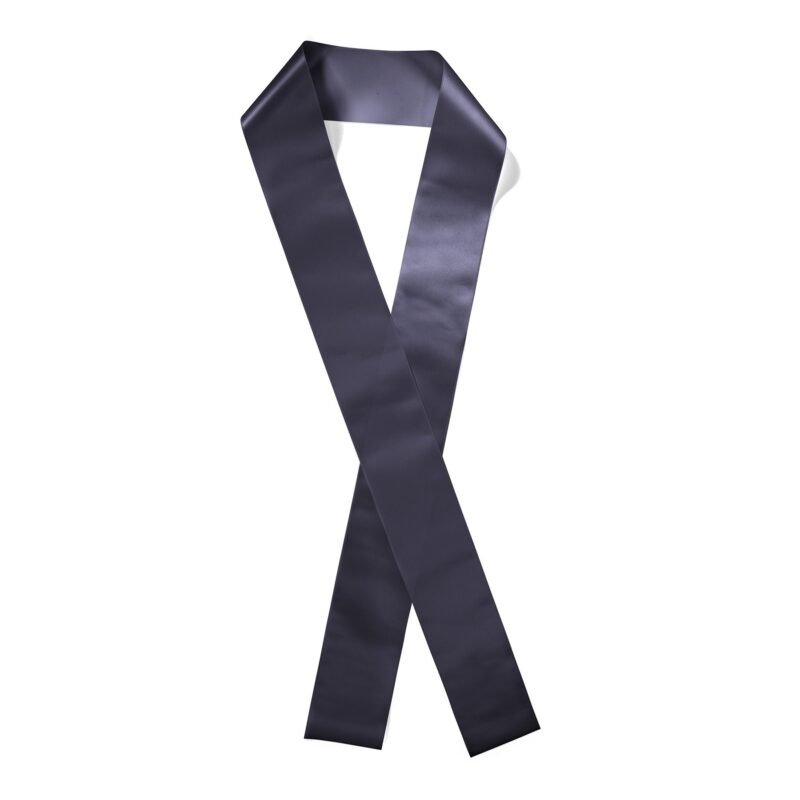 Custom 3" Badge Satin Sash - 83" Long - Brilliance - 9