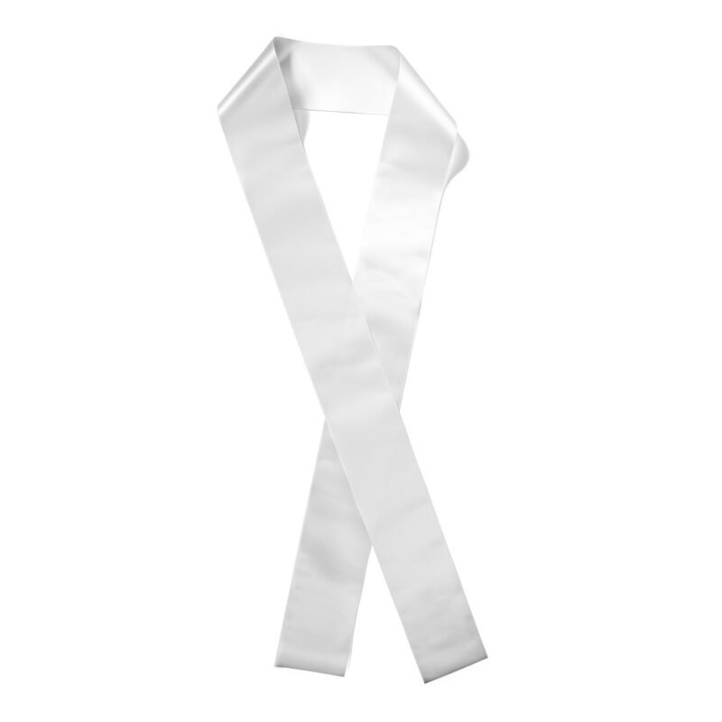 Custom 3" Badge Satin Sash - 83" Long - Sublimation - 1