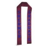 Custom 3" Badge Satin Stole - 60" Long - Brilliance - 2