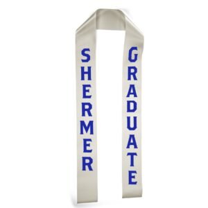 Custom 3" Badge Satin Stole - 60" Long - Brilliance