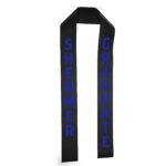 Custom 3" Badge Satin Stole - 60" Long - Brilliance - 6