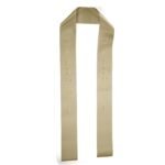 Custom 3" Badge Satin Stole - 60" Long - Sparkle - 8