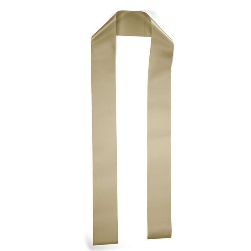 Custom 3" Badge Satin Stole - 60" Long - Sparkle - 9