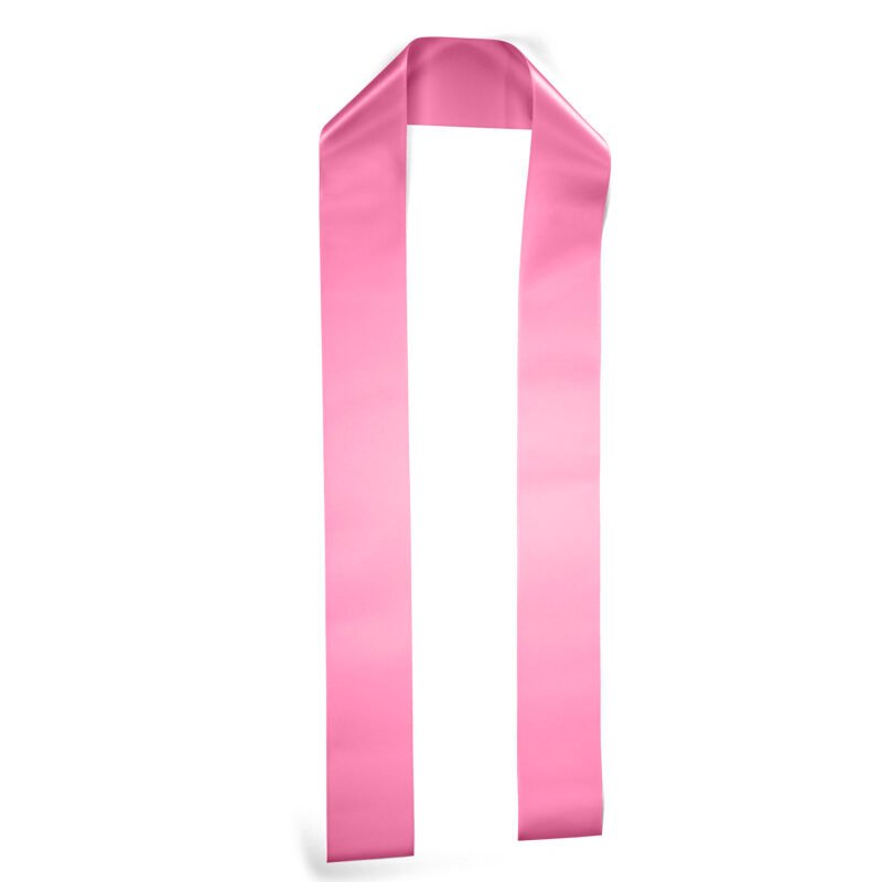 Custom 3" Badge Satin Stole - 60" Long - Sparkle - 5