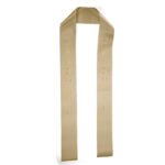 Custom 3" Badge Satin Stole - 60" Long - Sparkle - 8