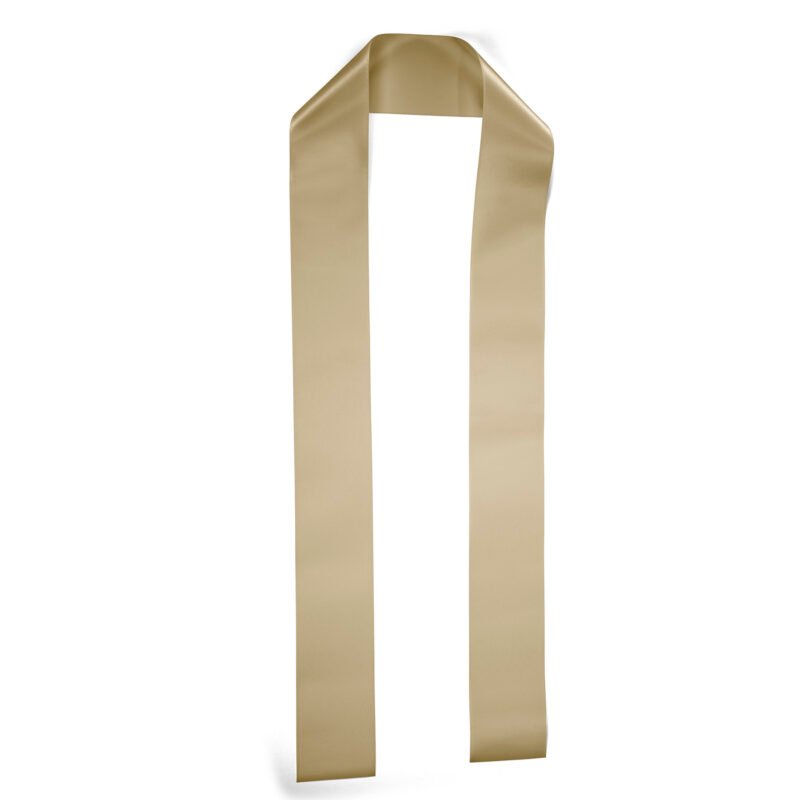 Custom 3" Badge Satin Stole - 60" Long - Sparkle - 9