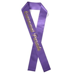 Custom 4" Badge Satin Sash - 45" Long - Brilliance