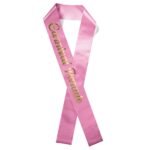 Custom 4" Badge Satin Sash - 45" Long - Brilliance - 4