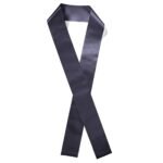Custom 4" Badge Satin Sash - 45" Long - Sparkle - 7