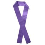 Custom 4" Badge Satin Sash - 65" Long - Brilliance - 5