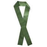 Custom 4" Badge Satin Sash - 65" Long - Sparkle - 1