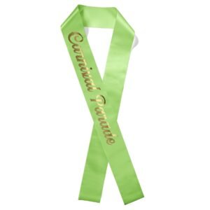 Custom 4" Badge Satin Sash - 83" Long - Brilliance