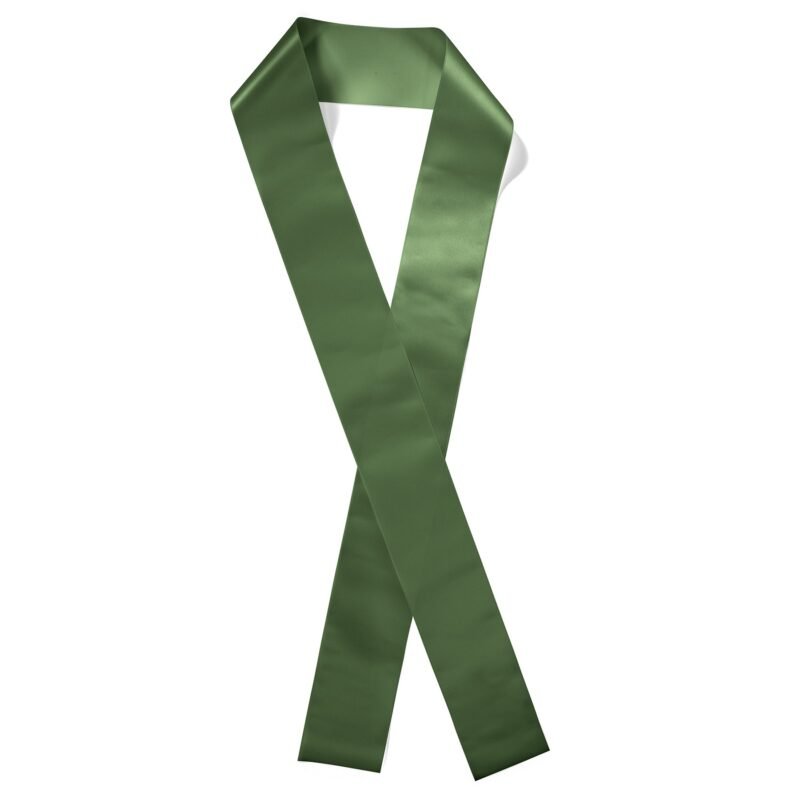 Custom 4" Badge Satin Sash - 83" Long - Sparkle - 3