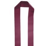 Custom 4" Badge Satin Stole - 60" Long - Brilliance - 3