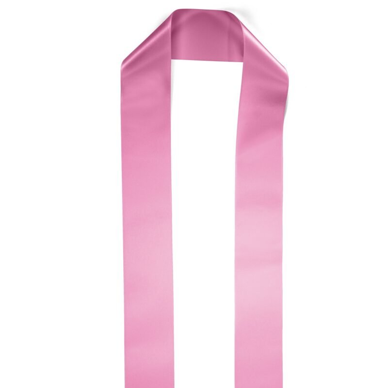 Custom 4" Badge Satin Stole - 60" Long - Brilliance - 5