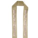 Custom 4" Badge Satin Stole - 60" Long - Brilliance - 8