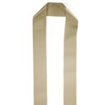 Custom 4" Badge Satin Stole - 60" Long - Brilliance - 9