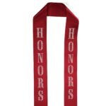 Custom 4" Badge Satin Stole - 60" Long - Sparkle