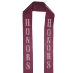 Custom 4" Badge Satin Stole - 60" Long - Sparkle - 2