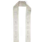 Custom 4" Badge Satin Stole - 60" Long - Sparkle - 6