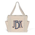 Custom Jeremy™ Deluxe Canvas Zipper-Close Tote - ColorVista (18" x 8" x 15")